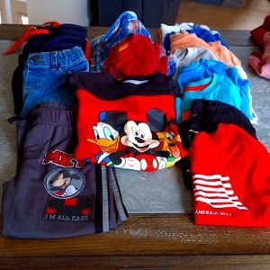 Lot of boys size 4 t clothes.